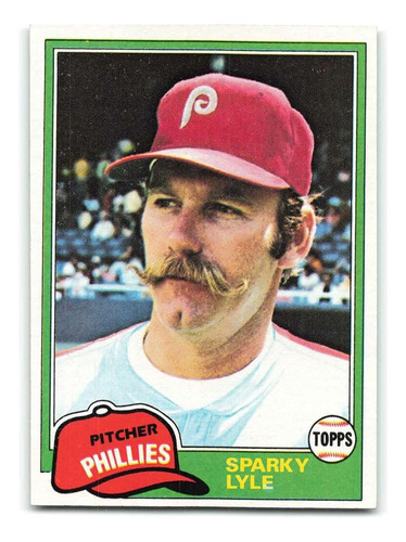 1981 Topps Baseball 719 Sparky Lyle Philadelphia Phillies Ta