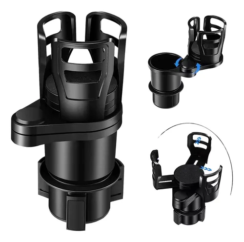 Portavasos Ajustable Extensor Doble Botellas Bebidas Carro