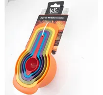Comprar Jogo De Medidores Colors Culinário Colher Xícara Cozinha
