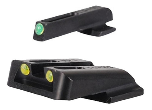 Truglo Alza + Guión T F O Tritium Y Fibra Optica Springfield