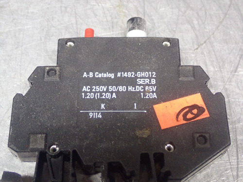 Allen Bradley 1492-gh012 Ser B 1.2a 250vac 65vdc Circuit Zza