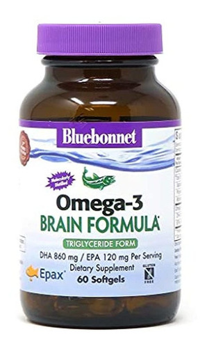 Bluebonnet Nutrition Omega-3 Cápsulas Blandas De Fórmula Cer