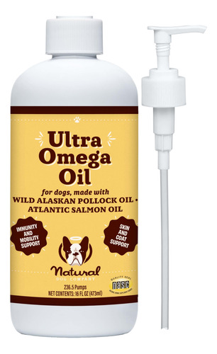 Natural Dog Company Ultra Omega 3 Aceite De Pescado Para Per