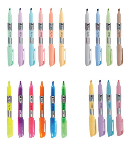 Imagen 1 de 3 de Set De Los 20 Colores De Resaltador Filgo Fine Novedad 2020