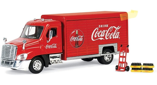 Coca-cola Camión De Entrega De Bebidas De 1/50 Con 2 Puertas