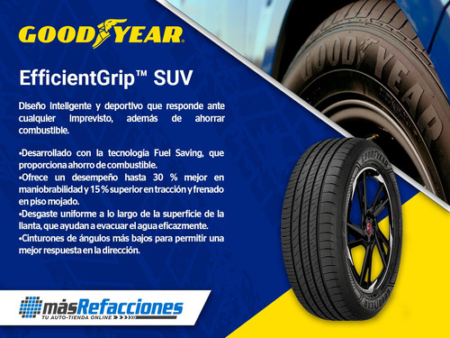Kit De 4 Llantas 225/55r18 98v Goodyear Efficientgrip Suv