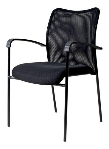 Silla Funcional Nápoles C/brazos - Negra / Negra