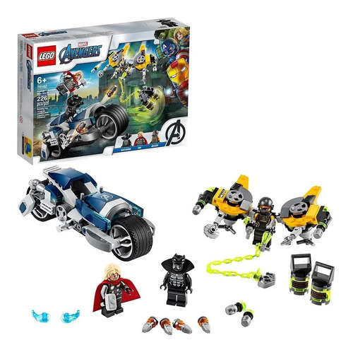 Lego® Super Heroes Avengers Vengadores: Ataque En Moto 76142