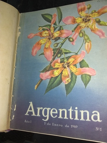 Argentina.(1949) Revista Encuadernada N* 1 Al 12.