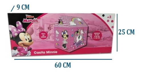 Imagen 3 de 7 de Carpa Casita Infantil Minnie Unicornio Original