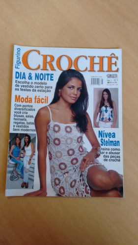 Revista Figurino Crochê 5 Moda Vestidos Blusa Saia 448g