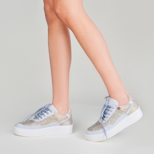 Zapatillas Zapatos Sneakers De Mujer De Cuero Jack - Ferraro