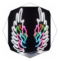 Comprar Cartel Para Exterior Alas En Neón Led   \u002F Eventos \u002F