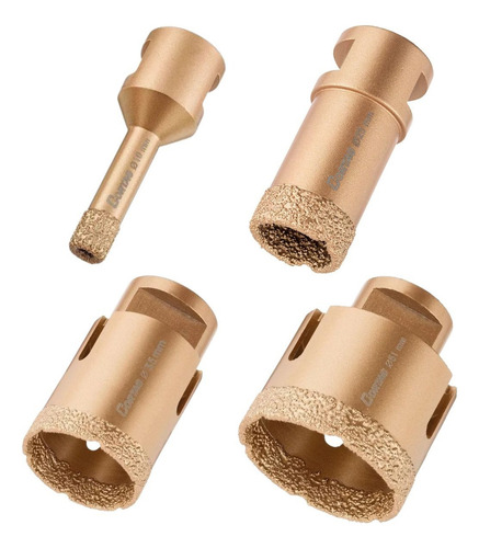 Kit Serra Copo Diamantada 10/25/35/51mm P Esmerilhadeira