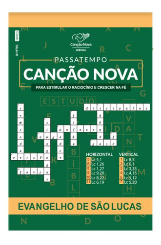 Passatempo - Evangelho São Lucas, De Diversos Autores. Editora Canção Nova, Capa Mole Em Português, 2021