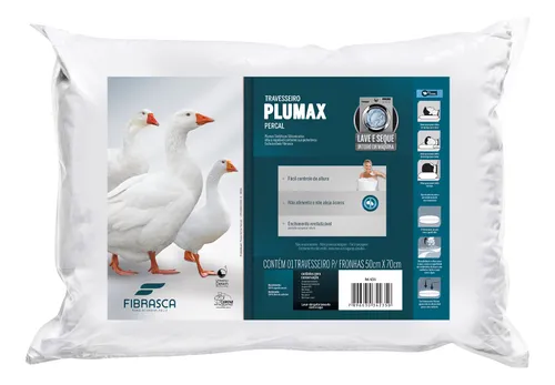 comprar Almohada De Plumas Sinteticas Siliconadas Fibrasca