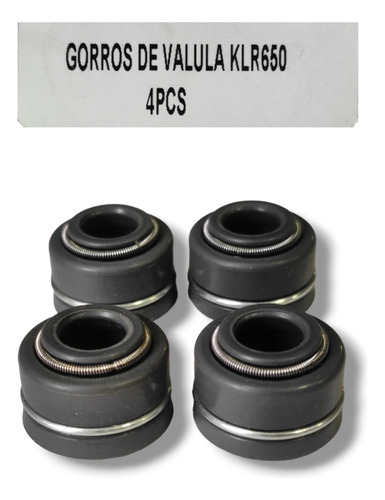 Set 4 Gomas Valvula Klr 650 Genericas 