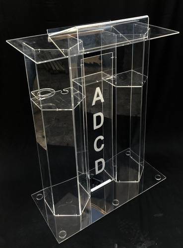 Imagem 2 de 5 de Pulpito Acrilico | Personalização + Led + Frete Grátis