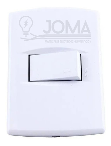 Llave Luz Armada Punto Simple Blanco Sica Life 545217