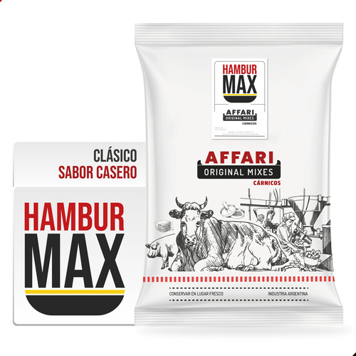 Hamburguesera + Polvo Para Hamburguesas Hamburmax Rinde 6kg