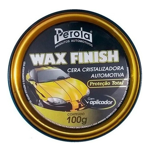 Cera Cristalizadora Wax Finish 100g Perola 