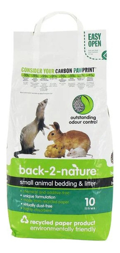 Sustrato De Papel Reciclado Back 2 Natura Bedding  10 L