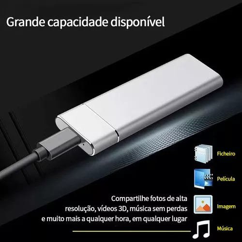 2 Unidades De Disco Duro Externo U Hd Portátil Barato De 1 T