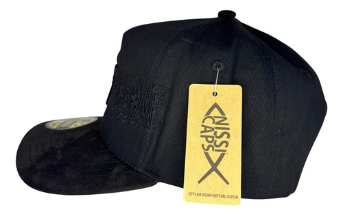 Gorra Nissi Caps Original Premium/belica/estilo Dandy Hats/ Negro Ajustable Estilo Dandy Hats