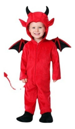 Halloween Demonio Vampiro Cos Niños Sudadera Con Capucha Alas Lindo