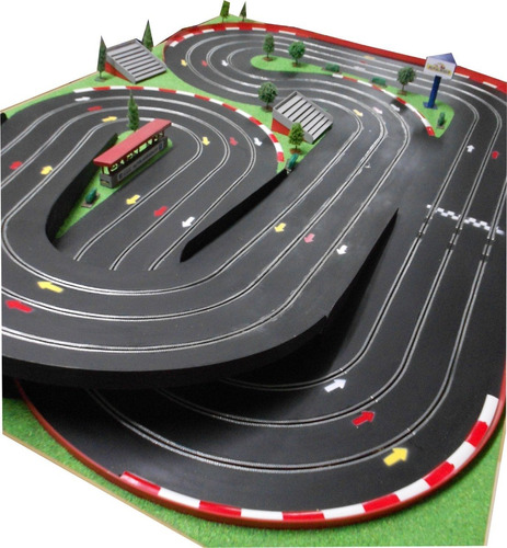 Pista Scalextric 3 Vias  Completa Scx Ninco Sk Jiada