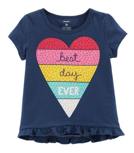 Imagem 1 de 1 de Camiseta Carter's - Best Day Ever