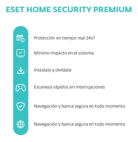 Antivirus Eset® Home Security Premium 1 Dispositivo
