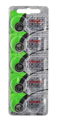 Pilas Maxell Cr1220 - 1220 - Lithium 3v - 5 Unidades