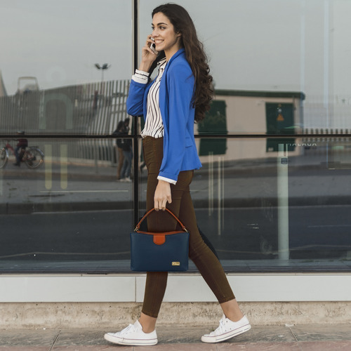 Imagen 2 de 7 de Bolsa Para Dama Square Sqbags. Bolsa Mediana, Cool