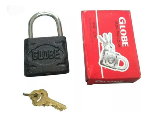 Candado Globe Iron 25 Mm Cajas X 12 Unidades 