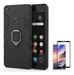 Case Funda Carcasa Armadura Para Xiaomi Mi Max 2 + Vidrio