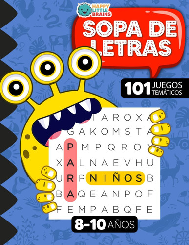 Libro: Sopa De Letras Para Niños De 8 A 10 Años: 101 Juegos 