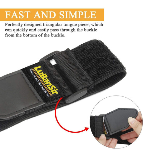 Lubansir - Correas Elasticas De 2 X 18 Pulgadas (paquete De