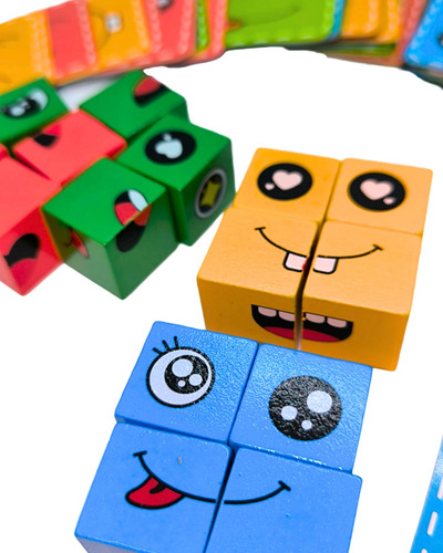 Juego Lógico De Caras Locas Y Emociones