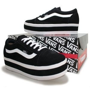 vans vermelho plataforma