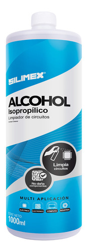 Alcohol Isopropílico Silimex Botella 1 L