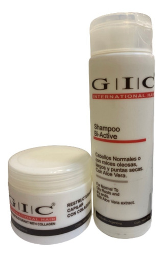 Kit Shampoo Y Crema Para Prótesis Capilares G.i.c.