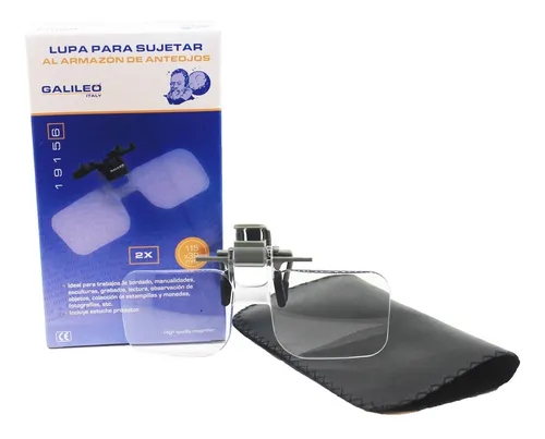 Lupa Anteojo De Cabeza Vincha Luz Led 5 Lentes Aumento S.