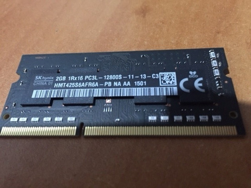 Memoria Ram 2gb Sk Hynix 1rx16 Pc3l 12800s (Usado)