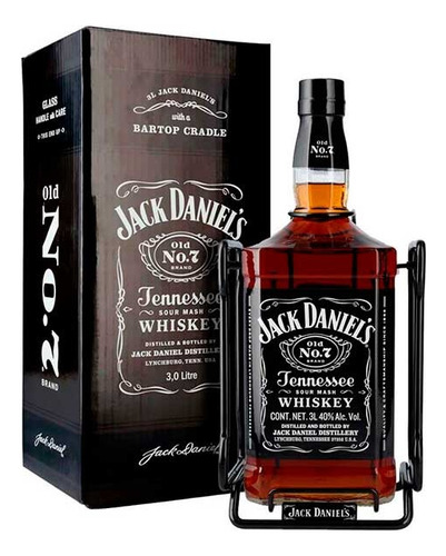 Jack Daniels 3 Litros Con Pedestal