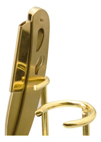 Kit De Barbear 3 Em 1, Escova De Barbear Manual Ouro