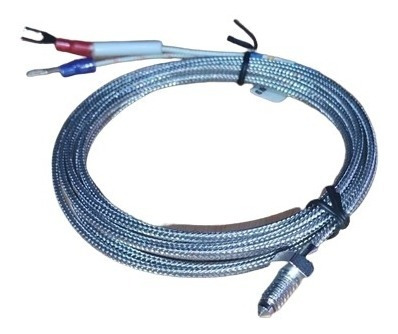 Termocupla Tipo J , Rosca 1/4 2m Cable 
