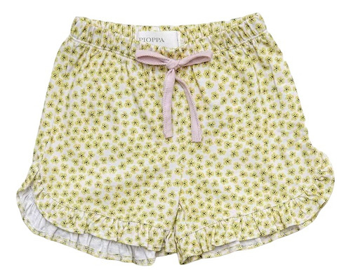 Short Pioppa Estampado Con Volados