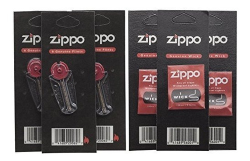 Zippo 3w3f Flint / Wick Co-pack.