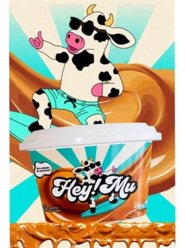 Doce De Leite Hey! Mu 250g Zero Açúcar Fit Original 2 Und